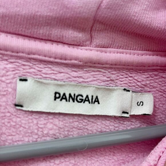 Pangaia 365 Organic Cotton Hoodie Women’s Size Small Pink Oversized Pullover - Picture 8 of 10
